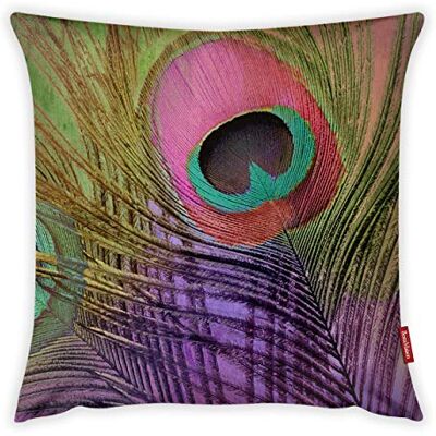 Bonamaison Decorative Cushion Cover, Cotton Polyester, Multicolor, 45X45 Bonamaison Decorative Cushion Cover, Cotton Polyester, Multicolor, 45X45