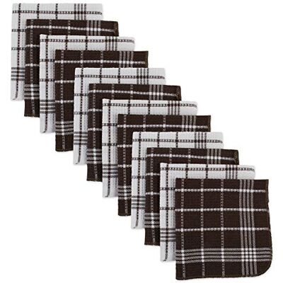 DII 100% Cotton, Mocha, Lot de 12 DII 100% Cotton, Mocha, Lot de 12