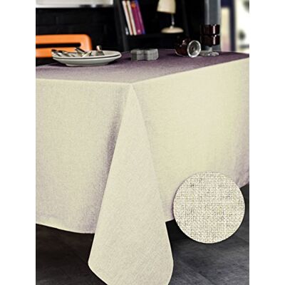CALITEX - Rectangle Tablecloth - Ivory - 350x150 cm - Tablecloth CALITEX - Rectangle Tablecloth - Ivory - 350x150 cm - Tablecloth