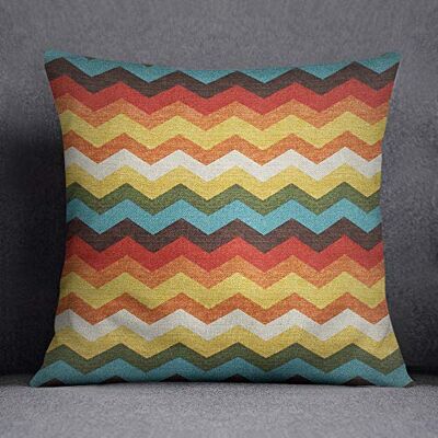 Bonamaison Decorative Cushion Cover, Cotton Polyester, Multicolor, 45x45 Bonamaison Decorative Cushion Cover, Cotton Polyester, Multicolor, 45x45