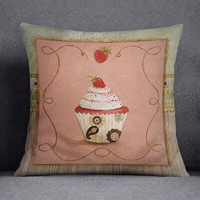 Bonamaison Decorative Cushion Cover, Cotton Polyester, Multicolor, 45X45 Bonamaison Decorative Cushion Cover, Cotton Polyester, Multicolor, 45X45