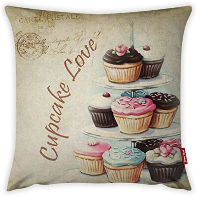 Bonamaison Decorative Cushion Cover, Cotton Polyester, Multicolor, 45X45 Bonamaison Decorative Cushion Cover, Cotton Polyester, Multicolor, 45X45