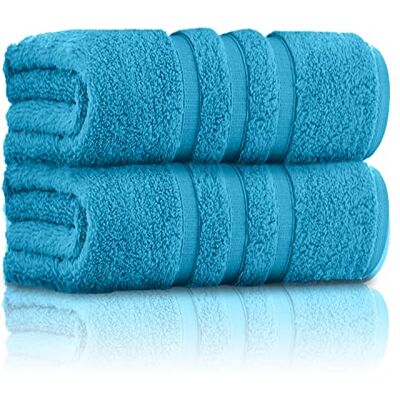 GC GAVENO CAVAILIA 100% Ringspun Cotton Bath Towels, Luxury 550 GSM Zero Twist Towel Sheets, Turquoise, 80x140 Bath Sheet GC GAVENO CAVAILIA 100% Ringspun Cotton Bath Towels, Luxury 550 GSM Zero Twist Towel Sheets, Turquoise, 80x140 Bath Sheet