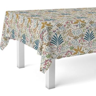 ECOMMERC3 Oilcloth Tablecloth Rectangular Table Size 260 x 140 cm Style, Durability and Easy Cleaning for Your Table Stain-Resistant and Waterproof Oilcloth Tablecloth Tiber ECOMMERC3 Oilcloth Tablecloth Rectangular Table Size 260 x 140 cm Style, Durability and Easy Cleaning for Your Table Stain-Resistant and Waterproof Oilcloth Tablecloth Tiber