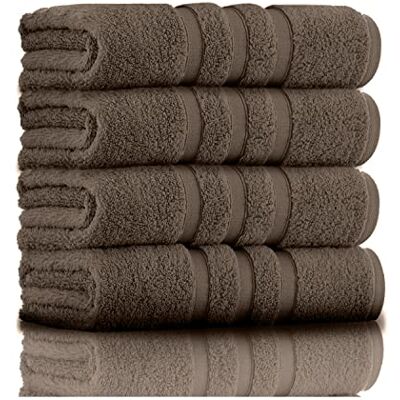 GC GAVENO CAVAILIA 100% Ringspun Cotton Bath Towels, Luxury 550 GSM Zero Twist Towel Sheets, Cocoa, 50x80 Hand Towel GC GAVENO CAVAILIA 100% Ringspun Cotton Bath Towels, Luxury 550 GSM Zero Twist Towel Sheets, Cocoa, 50x80 Hand Towel