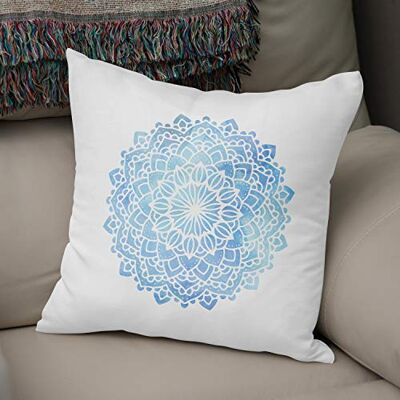 Bonamaison , Decorative Cushion Cover 50% Cotton 50% Polyester 43x43cm Designed and Manufactured in Turkey Bonamaison , Decorative Cushion Cover 50% Cotton 50% Polyester 43x43cm Designed and Manufactured in Turkey