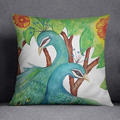 Bonamaison Decorative Cushion Cover, Polycotton, Multicolor, 45X45 Bonamaison Decorative Cushion Cover, Polycotton, Multicolor, 45X45