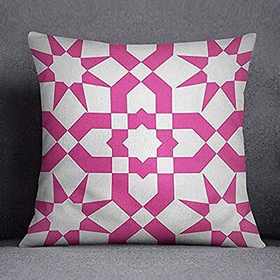 Bonamaison Decorative Cushion Cover, Cotton Polyester, Multicolor, 45x45 Bonamaison Decorative Cushion Cover, Cotton Polyester, Multicolor, 45x45