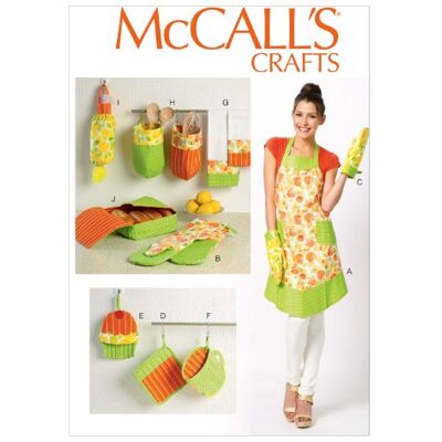 McCall's Patterns MC6978 OSZ Apron and Kitchen Accessories McCall's Patterns MC6978 OSZ Apron and Kitchen Accessories