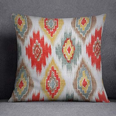 Bonamaison Decorative Cushion Cover, Cotton Polyester, Multicolor, 45x45 Bonamaison Decorative Cushion Cover, Cotton Polyester, Multicolor, 45x45