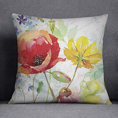 Bonamaison Decorative Cushion Cover, Cotton Polyester, Multicolor, 45X45 Bonamaison Decorative Cushion Cover, Cotton Polyester, Multicolor, 45X45
