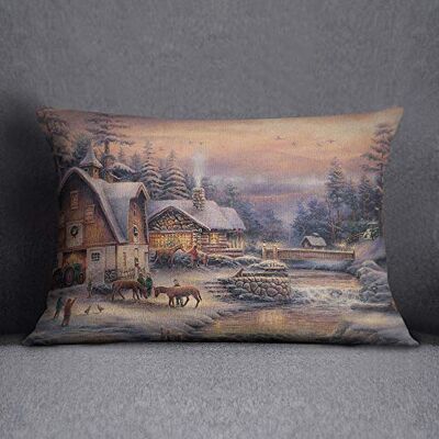 Bonamaison Decorative Cushion Cover, Polycotton, Multicolor, 35x50 Bonamaison Decorative Cushion Cover, Polycotton, Multicolor, 35x50