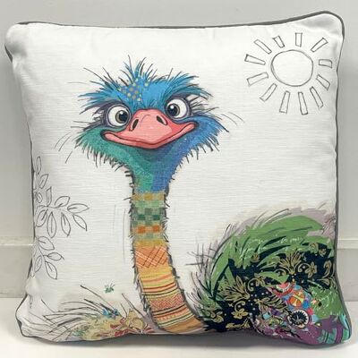 L & P Home & Gifts Lesser & Pavey Oscar Ostrich Soft and Cozy Pillow with Covers L & P Home & Gifts Lesser & Pavey Oscar Ostrich Soft and Cozy Pillow with Covers
