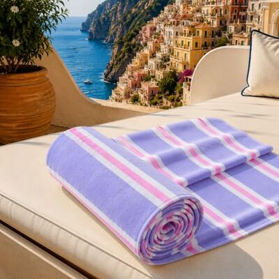 PETTI Artigiani Italiani Microfibre Beach Towel, Beach or Pool Towel, Beach Towel, Large 90 x 180 cm, Millerighe 10 PETTI Artigiani Italiani Microfibre Beach Towel, Beach or Pool Towel, Beach Towel, Large 90 x 180 cm, Millerighe 10