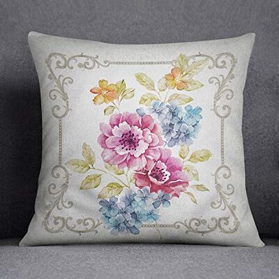 Bonamaison Decorative Cushion Cover, Cotton Polyester, Multicolor, 45X45 Bonamaison Decorative Cushion Cover, Cotton Polyester, Multicolor, 45X45