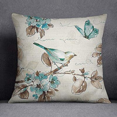 Bonamaison Decorative Cushion Cover, Polyester Cotton, Multicolor, 45X45 Bonamaison Decorative Cushion Cover, Polyester Cotton, Multicolor, 45X45