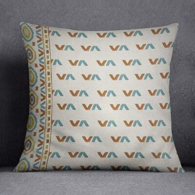 Bonamaison Decorative Cushion Cover, Cotton Polyester, Multicolor, 45X45 Bonamaison Decorative Cushion Cover, Cotton Polyester, Multicolor, 45X45