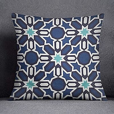 Bonamaison Decorative Cushion Cover, Cotton Polyester, Multicolor, 45x45 Bonamaison Decorative Cushion Cover, Cotton Polyester, Multicolor, 45x45