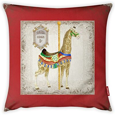 Bonamaison Decorative Cushion Cover, Cotton Polyester, Multicolor, 45X45 Bonamaison Decorative Cushion Cover, Cotton Polyester, Multicolor, 45X45
