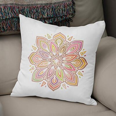 Bonamaison , Decorative Cushion Cover 50% Cotton 50% Polyester 43x43cm Designed and Manufactured in Turkey Bonamaison , Decorative Cushion Cover 50% Cotton 50% Polyester 43x43cm Designed and Manufactured in Turkey