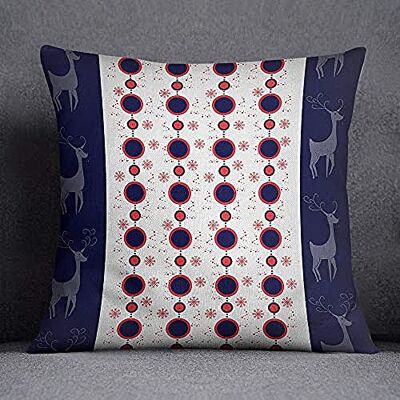 Bonamaison Decorative Cushion Cover, Cotton Polyester, Multicolor, 45X45 Bonamaison Decorative Cushion Cover, Cotton Polyester, Multicolor, 45X45