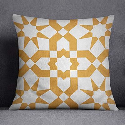 Bonamaison Decorative Cushion Cover, Cotton Polyester, Multicolor, 45x45 Bonamaison Decorative Cushion Cover, Cotton Polyester, Multicolor, 45x45