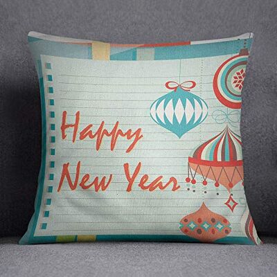 Bonamaison Decorative Cushion Cover, Cotton Polyester, Multicolor, 45x45 Bonamaison Decorative Cushion Cover, Cotton Polyester, Multicolor, 45x45