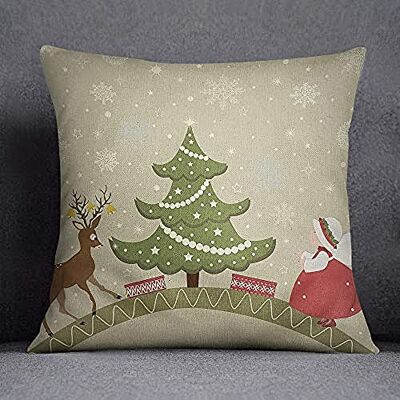 Bonamaison Decorative Cushion Cover, Cotton Polyester, Multicolor, 45x45 Bonamaison Decorative Cushion Cover, Cotton Polyester, Multicolor, 45x45