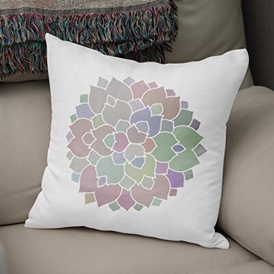 Bonamaison , Decorative Cushion Cover 50% Cotton 50% Polyester 43x43cm Designed and Manufactured in Turkey Bonamaison , Decorative Cushion Cover 50% Cotton 50% Polyester 43x43cm Designed and Manufactured in Turkey
