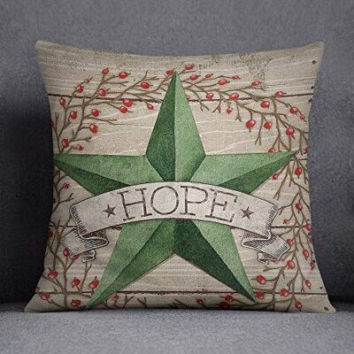 Bonamaison Decorative Cushion Cover, Cotton Polyester, Multicolor, 45x45 Bonamaison Decorative Cushion Cover, Cotton Polyester, Multicolor, 45x45