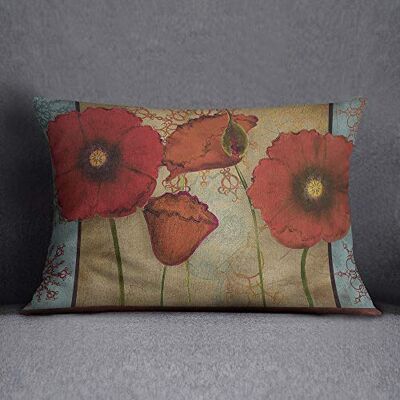 Bonamaison Decorative Cushion Cover, Polycotton, Multicolor, 35x50 Bonamaison Decorative Cushion Cover, Polycotton, Multicolor, 35x50