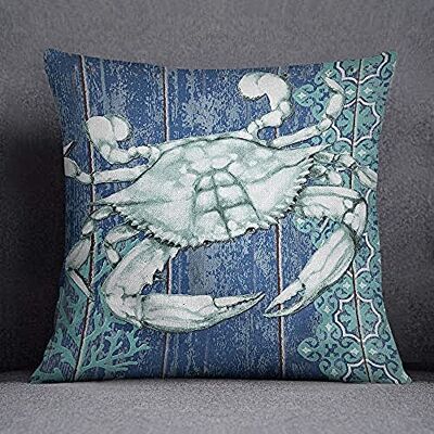 Bonamaison Decorative Cushion Cover, Cotton Polyester, Multicolor, 45x45 Bonamaison Decorative Cushion Cover, Cotton Polyester, Multicolor, 45x45