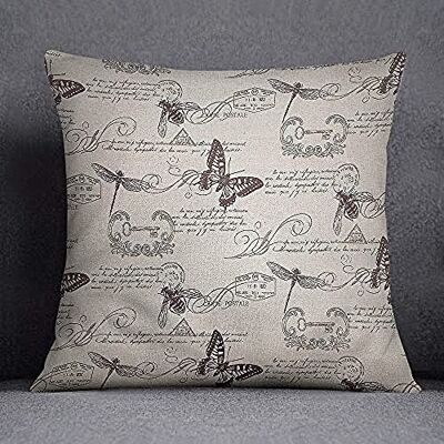 Bonamaison Decorative Cushion Cover, Polyester Cotton, Multicolor, 45x45 Bonamaison Decorative Cushion Cover, Polyester Cotton, Multicolor, 45x45