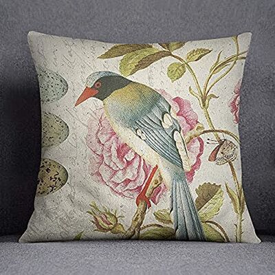 Bonamaison Decorative Cushion Cover, Cotton Polyester, Multicolor, 45X45 Bonamaison Decorative Cushion Cover, Cotton Polyester, Multicolor, 45X45