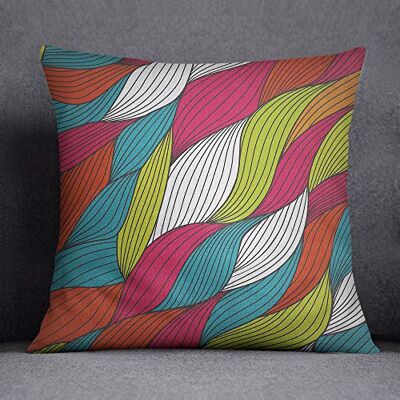 Bonamaison Decorative Cushion Cover, Cotton Polyester, Multicolor, 45x45 Bonamaison Decorative Cushion Cover, Cotton Polyester, Multicolor, 45x45