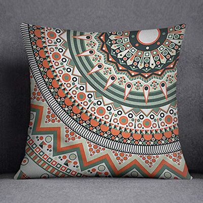 Bonamaison Decorative Cushion Cover, Cotton Polyester, Multicolor, 45X45 Bonamaison Decorative Cushion Cover, Cotton Polyester, Multicolor, 45X45