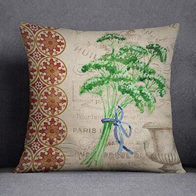 Bonamaison Decorative Cushion Cover, Cotton Polyester, Multicolor, 45x45 Bonamaison Decorative Cushion Cover, Cotton Polyester, Multicolor, 45x45