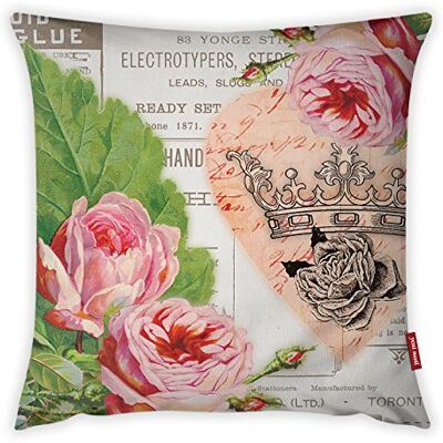 Bonamaison Decorative Cushion Cover, Cotton Polyester, Multicolor, 45x45 Bonamaison Decorative Cushion Cover, Cotton Polyester, Multicolor, 45x45