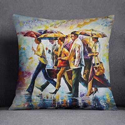 Bonamaison Decorative Cushion Cover, Cotton Polyester, Multicolor, 45X45 Bonamaison Decorative Cushion Cover, Cotton Polyester, Multicolor, 45X45