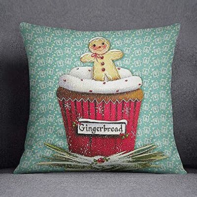 Bonamaison Decorative Cushion Cover, Cotton Polyester, Multicolor, 45X45 Bonamaison Decorative Cushion Cover, Cotton Polyester, Multicolor, 45X45