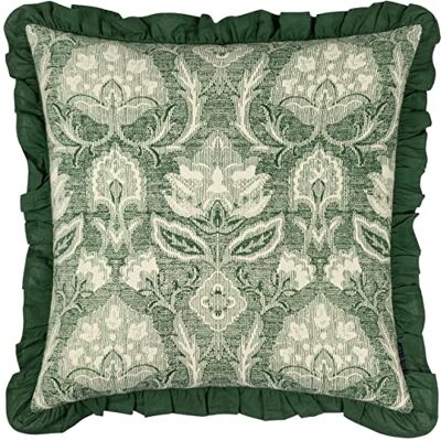 Paoletti - Kirkton Floral Pleated - Green - Cushion Paoletti - Kirkton Floral Pleated - Green - Cushion