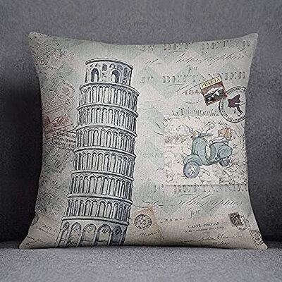 Bonamaison Decorative Cushion Cover, Cotton Polyester, Multicolor, 45X45 Bonamaison Decorative Cushion Cover, Cotton Polyester, Multicolor, 45X45