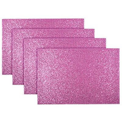XS-Stock.com Ltd - Glitter Sparkle Placemats - Pink - 45 x 30 cm - Placemats XS-Stock.com Ltd - Glitter Sparkle Placemats - Pink - 45 x 30 cm - Placemats