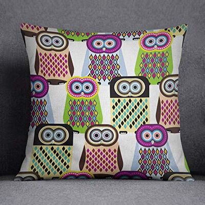 Bonamaison Decorative Cushion Cover, Cotton Polyester, Multicolor, 45x45 Bonamaison Decorative Cushion Cover, Cotton Polyester, Multicolor, 45x45