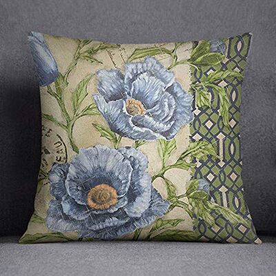Bonamaison Decorative Cushion Cover, Cotton Polyester, Multicolor, 45X45 Bonamaison Decorative Cushion Cover, Cotton Polyester, Multicolor, 45X45