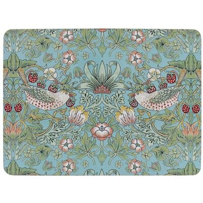 The Leonardo Collection William Morris Strawberry Thief Placemats S4 Home & Kitchen Easy Clean & Washable Place Mats For Table & Daily Use Stylish and Decorative Table Mats Gift for Women & Men The Leonardo Collection William Morris Strawberry Thief Placemats S4 Home & Kitchen Easy Clean & Washable Place Mats For Table & Daily Use Stylish and Decorative Table Mats Gift for Women & Men