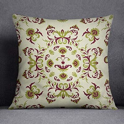 Bonamaison Decorative Cushion Cover, Cotton Polyester, Multicolor, 45x45 Bonamaison Decorative Cushion Cover, Cotton Polyester, Multicolor, 45x45