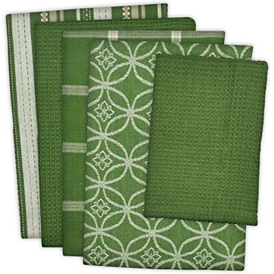 DII Kitchen Set, Cotton, Sage, Dishtowel, 18x28 Dishcloth, 13x13 DII Kitchen Set, Cotton, Sage, Dishtowel, 18x28 Dishcloth, 13x13