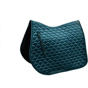 Rhinegold Velvet Hexagon GP Saddle Pad-Pony-Peacock Green Rhinegold Velvet Hexagon GP Saddle Pad-Pony-Peacock Green