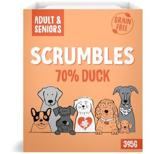 Scrumbles Natural Wet Dog Food, Grain Free Recipe with 70% Duck and Slippery Elm, 7x 395g Scrumbles Natural Wet Dog Food, Grain Free Recipe with 70% Duck and Slippery Elm, 7x 395g